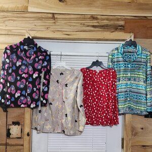 disney/secret treasures /charter club/delicates  womans pajama tops  size small